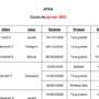 Planning janvier 2023